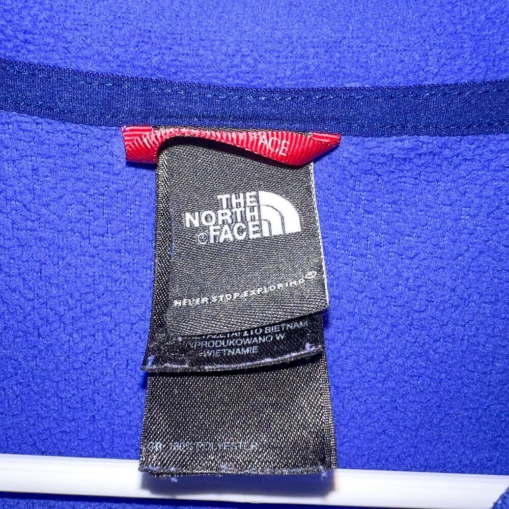 The North Face Women's Cobalt Blue 1/4 Zip Jacket Size M - Picture 2 of 5